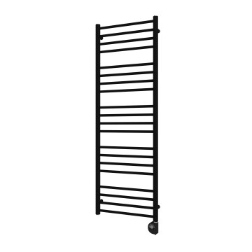 Vertaduro - SIMONE Bathroom Radiator with Thermostat, 600W, 144 x 50 cm, Black
