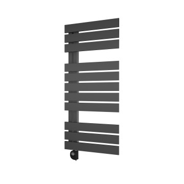 Vertaduro - ZIVA Bathroom Radiator with Thermostat, 500 W, 109x50 cm, Anthracite