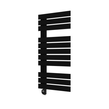 Vertaduro - ZIVA Bathroom Radiator with Thermostat, 500W, 109 x 50 cm, Black