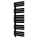 Vertaduro - ZIVA Bathroom Radiator with Thermostat, 800 W, 177x50 cm, Black
