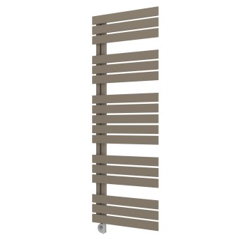 Vertaduro - ZIVA Thermostatic Bathroom Radiator 800W 177x50 cm Taupe