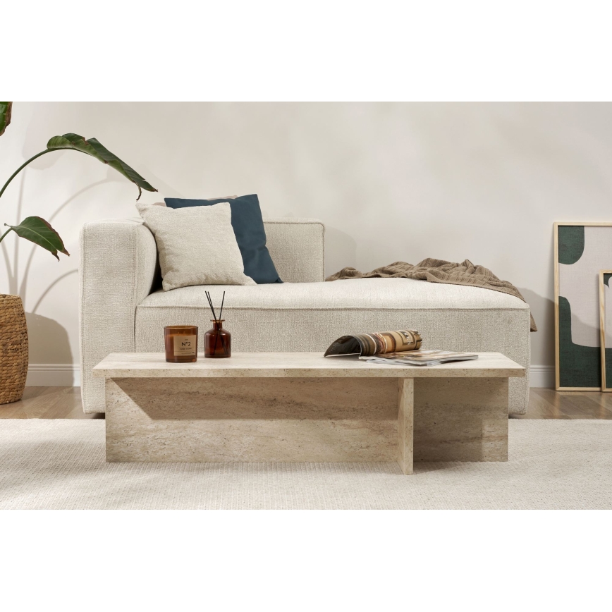 VERUM Coffee Table 120x45 cm, Beige