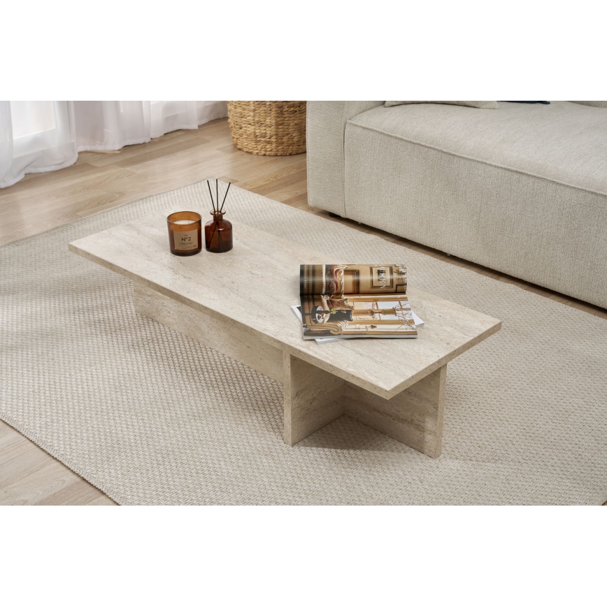 VERUM Coffee Table 120x45 cm, Beige