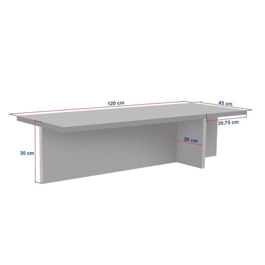 VERUM Coffee Table 120x45 cm, Beige