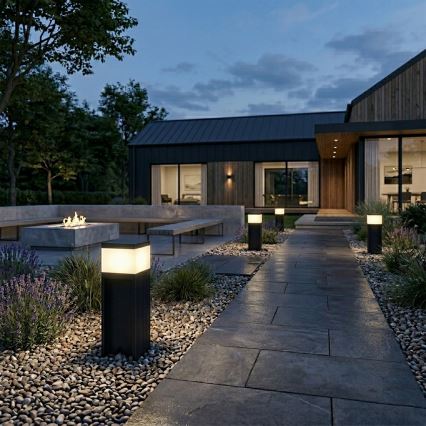 VESPER Outdoor Lamp 1x G9/5W/230V IP44, 30 cm, Black