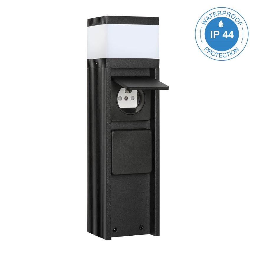 VESPER outdoor lamp with 2 sockets, 1x G9/5W/230V, IP54, 30 cm, black