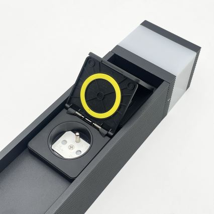 VESPER outdoor lamp with 2 sockets, 1x G9/5W/230V, IP54, 30 cm, black