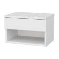 VETRA White Bedside Table