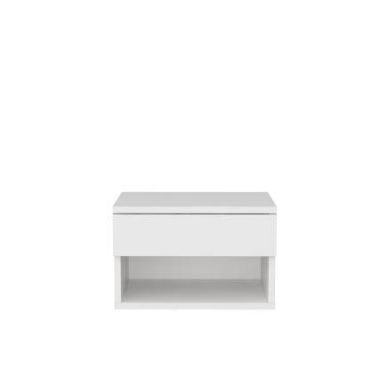 VETRA White Bedside Table