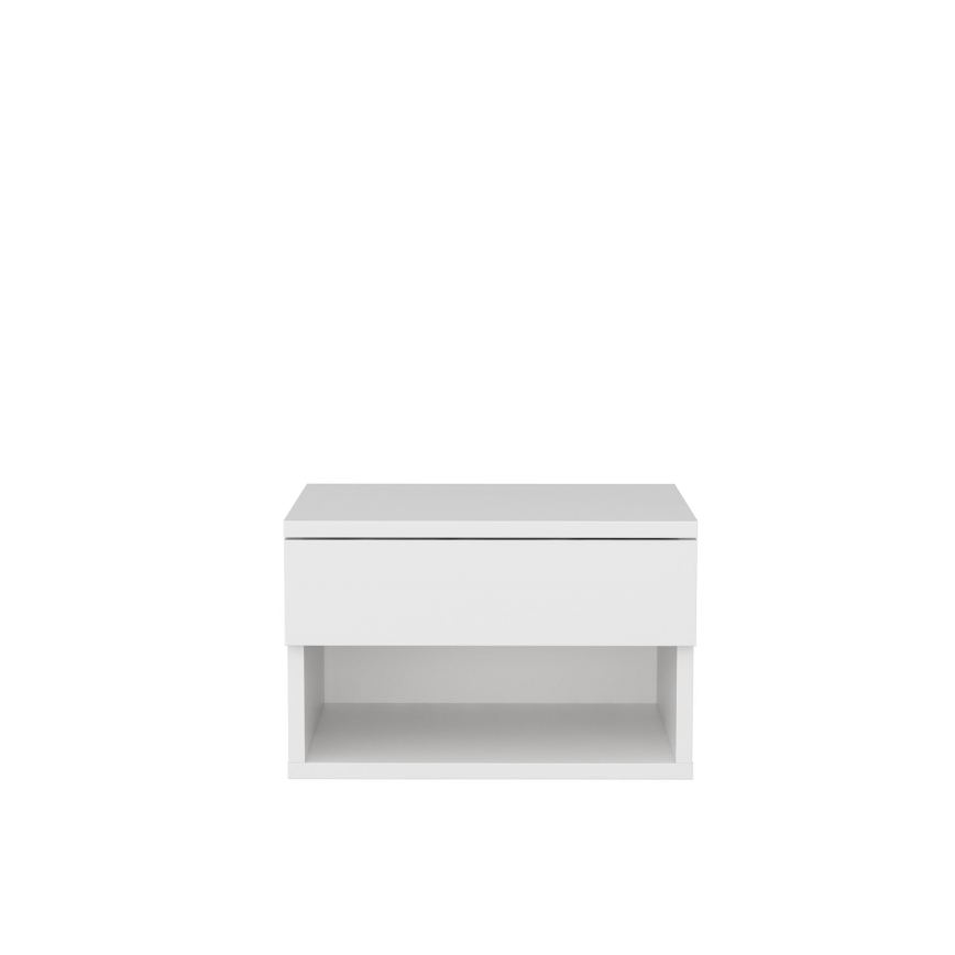 VETRA White Bedside Table