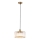 VETRO cable-suspended pendant lamp 1xE27/60W/230V, gold