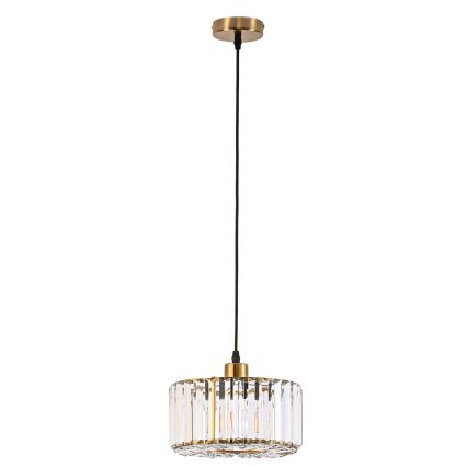 VETRO cable-suspended pendant lamp 1xE27/60W/230V, gold