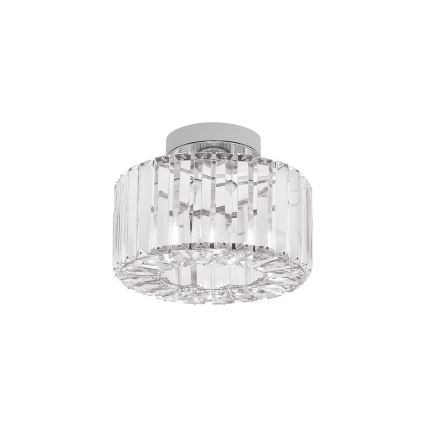 VETRO Ceiling Light 1xE27/15W/230V, Ø 24.5 cm, Matte Chrome Finish