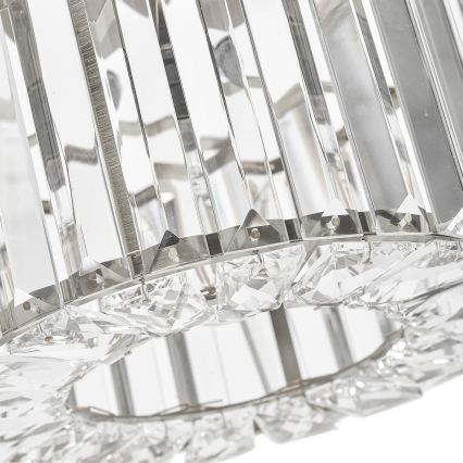 VETRO Ceiling Light 1xE27/15W/230V, Ø 24.5 cm, Matte Chrome Finish