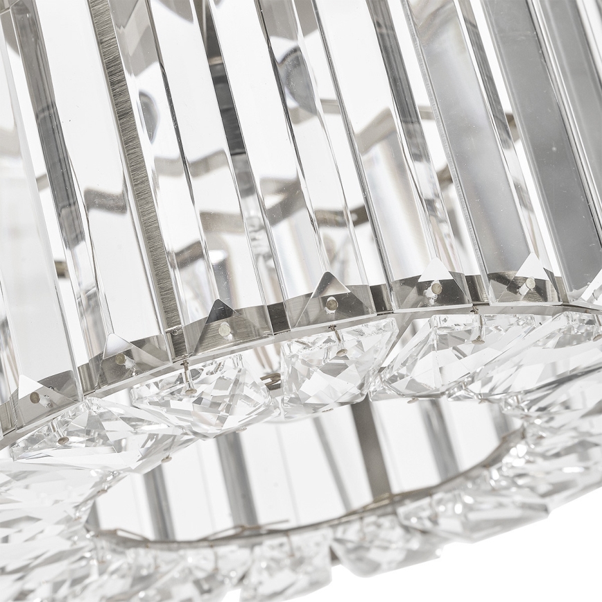 VETRO Ceiling Light 1xE27/15W/230V, Ø 24.5 cm, Matte Chrome Finish