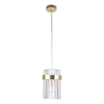 VETRO pendant light on cable 1xE14/10W/230V, gold