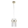VETRO pendant light on cable 1xE14/10W/230V, gold
