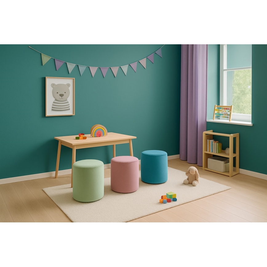 VEX Pouf, Ø 36 cm, Light Green