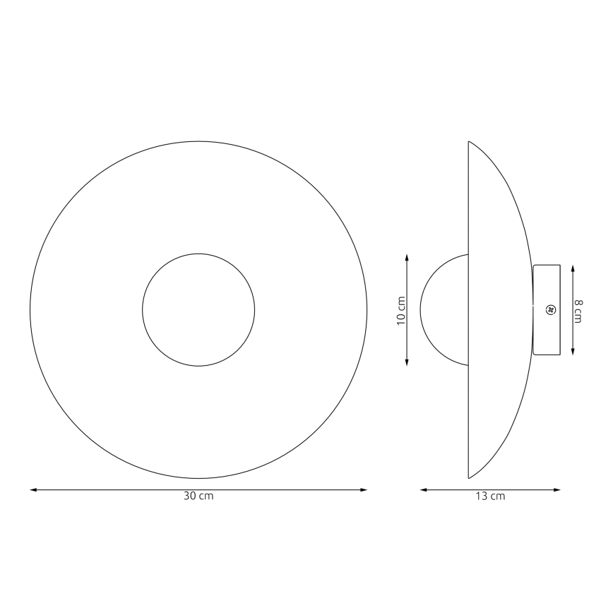 VIBEZ Wall Light 1x G9/8W/230V, White