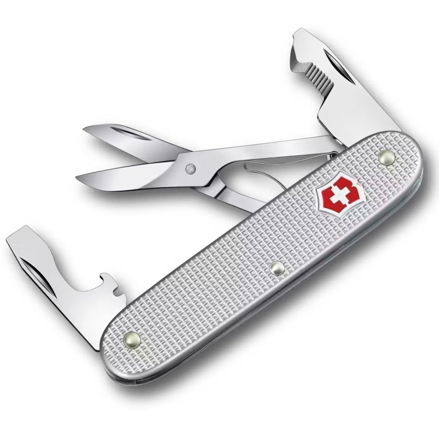 Victorinox - COMPANION SLIM ALOX Multifunctional Pocket Knife, 9.3 cm / 6 Functions, Silver