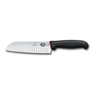 Victorinox - DUAL GRIP Santoku Kitchen Knife 17 cm Black
