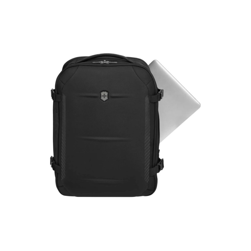 Victorinox - Expandable backpack Crosslight Boarding 37 l black