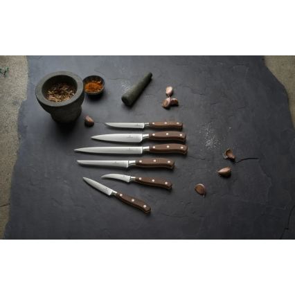Victorinox - GRAND MAITRE 12 cm Steak Knife Set, 2 pcs, Maple