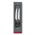 Victorinox - GRAND MAITRE 12 cm Steak Knife Set, 2-piece, Black