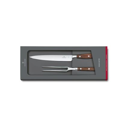 Victorinox - GRAND MAITRE 2-piece carving set, maple