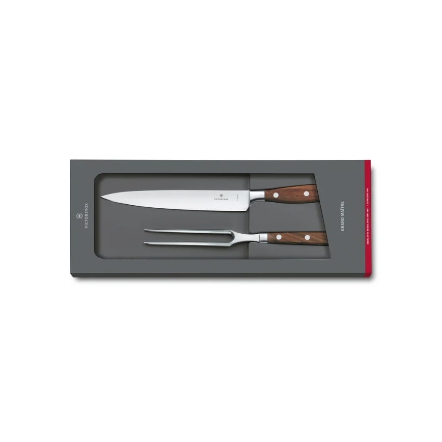 Victorinox - GRAND MAITRE 2-piece carving set, maple