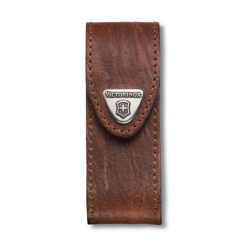 Victorinox - Leather pocket knife sheath 9,1 cm brown