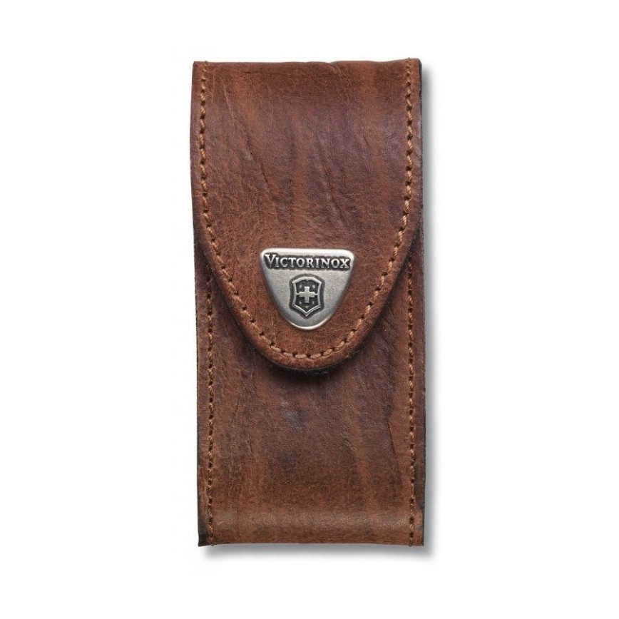 Victorinox - Leather pocket knife sheath 9,1 cm brown