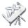 Victorinox - Multifunctional pocket knife 9,1 cm/14 functions white