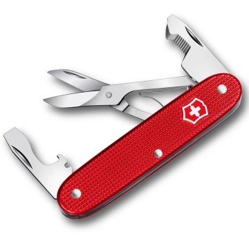 Victorinox - Multifunctional Pocket Knife COMPANION SLIM ALOX 9.3 cm/6 functions Red