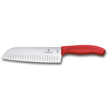 Victorinox - Santoku Kitchen Knife SWISS CLASSIC 17 cm Red