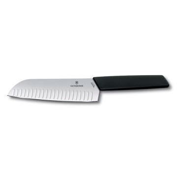 Victorinox - Santoku Kitchen Knife SWISS MODERN 17 cm Black