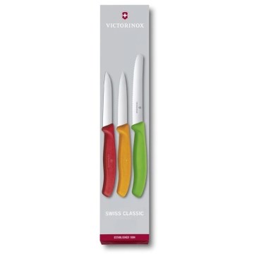 Victorinox - Set of kitchen knives for vegetables  3 pcs mix of colors