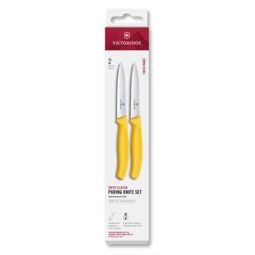 Victorinox - SWISS CLASSIC 10 cm vegetable knife set, 2-piece, yellow
