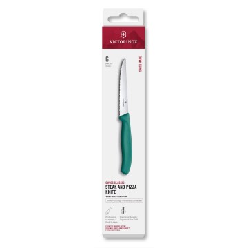 Victorinox - SWISS CLASSIC 11 cm Steak Knife Set, 6-piece, Turquoise