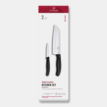 Victorinox - SWISS CLASSIC 2-piece kitchen knife set, black