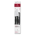 Victorinox - SWISS CLASSIC 3-Piece Kitchen Knife Set with Peeler, Black