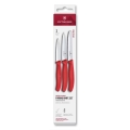 Victorinox - SWISS CLASSIC 3-piece Vegetable Knife Set, Red