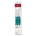 Victorinox - SWISS CLASSIC 3-piece Vegetable Knife Set, Turquoise