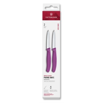 Victorinox - SWISS CLASSIC 8 cm vegetable knife set, 2 pcs, purple