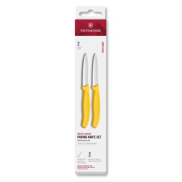 Victorinox - SWISS CLASSIC 8 cm Vegetable Knife Set, 2-piece, Yellow