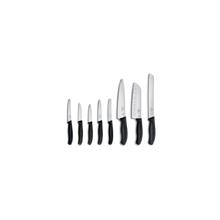 Victorinox - SWISS CLASSIC 9-piece Kitchen Knife Set in Beech/Beige Block