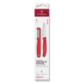 Victorinox - SWISS CLASSIC Kitchen Knife and Peeler Set, Red