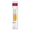 Victorinox - SWISS CLASSIC Kitchen Vegetable Knife Set, 8 cm blade, 2-piece, Yellow