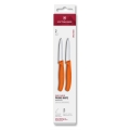 Victorinox - SWISS CLASSIC Vegetable Knife Set, 8 cm, 2-piece, Orange