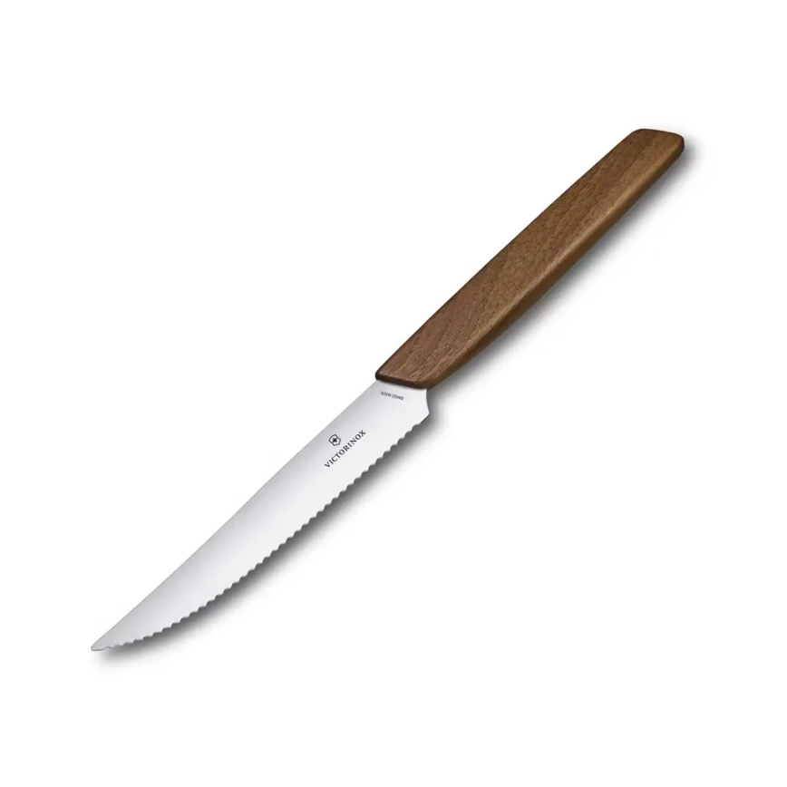 Victorinox - SWISS MODERN 12 cm steak knife set, 2 pcs, walnut